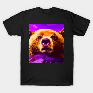 Grizzly Bear Vectored Design T-Shirt